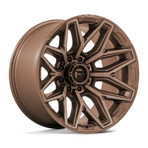 Fuel – FLUX – Bronze – 20″x10″ -18mm – All weather Wheels – FC854ZR20108018N